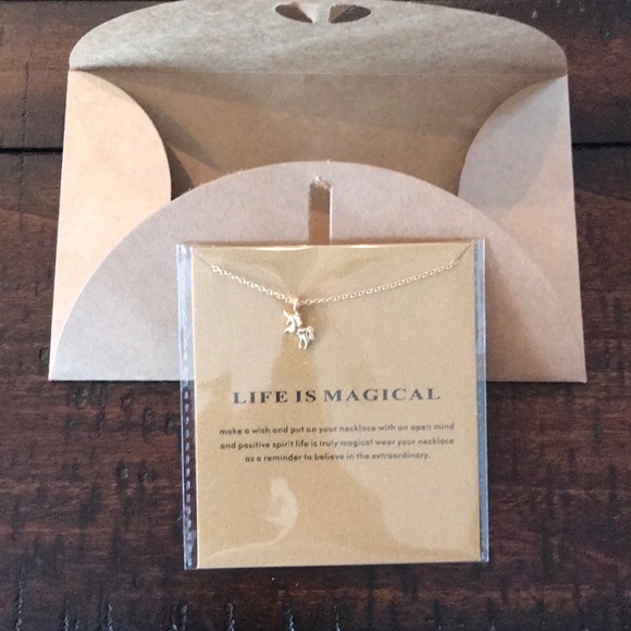 BRAND NEW Unicorn necklace - Picture 2 of 3